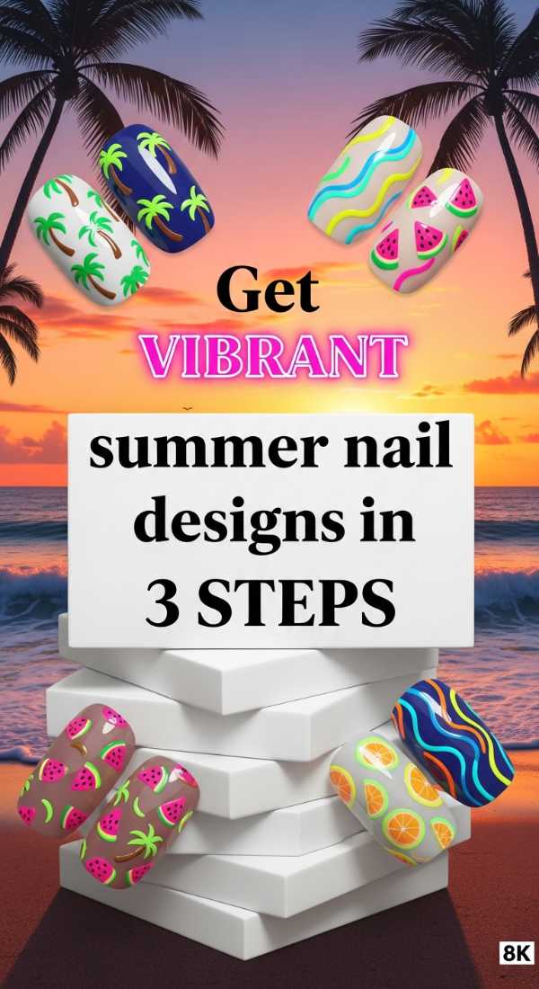 Get Vibrant Summer Nail Designs In 3 Steps 69e3c06cb9b06
