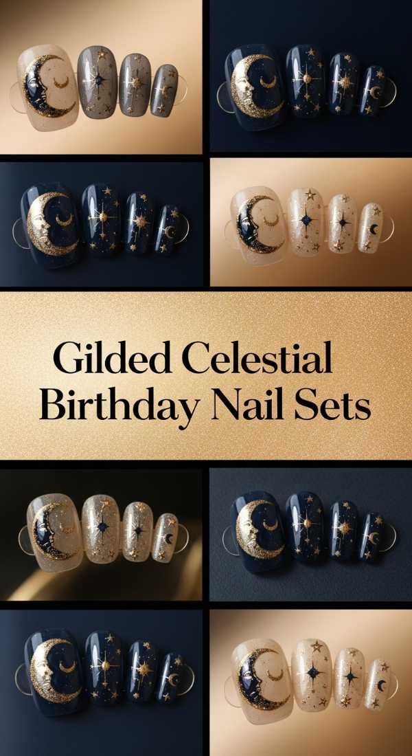 Gilded Celestial Birthday Nail Sets 69e757b68163a