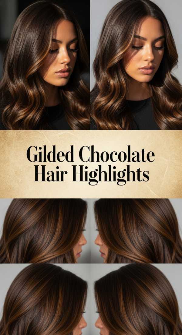 Gilded Chocolate Hair Highlights 69ecedb17d430