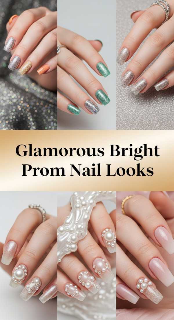 Glamorous Bright Prom Nail Looks 69ef3c78dbaf4