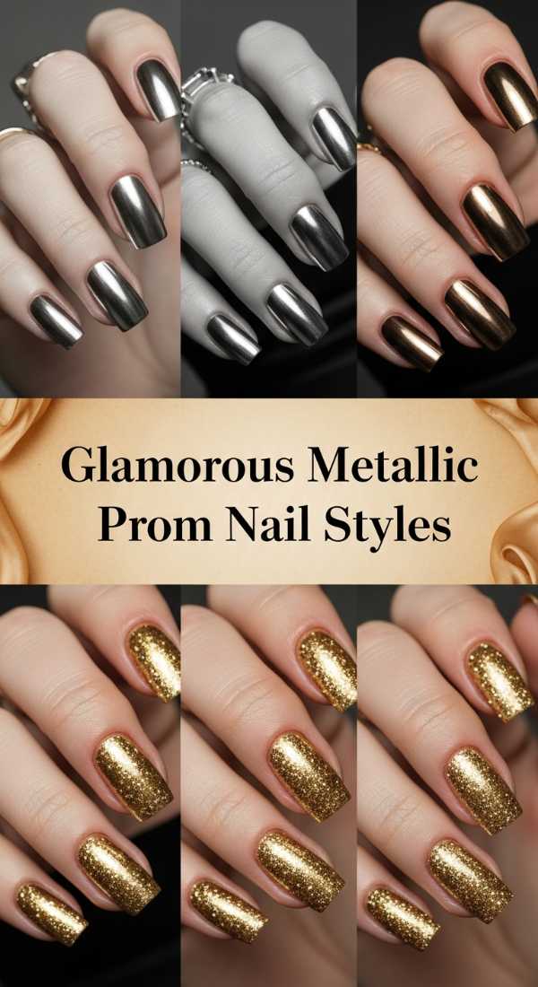 Glamorous Metallic Prom Nail Styles 69ef3ac0b2932