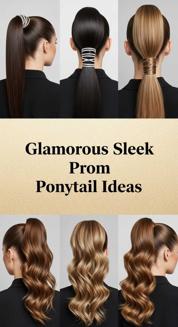 Glamorous Sleek Prom Ponytail Ideas 69df3fd4c028b