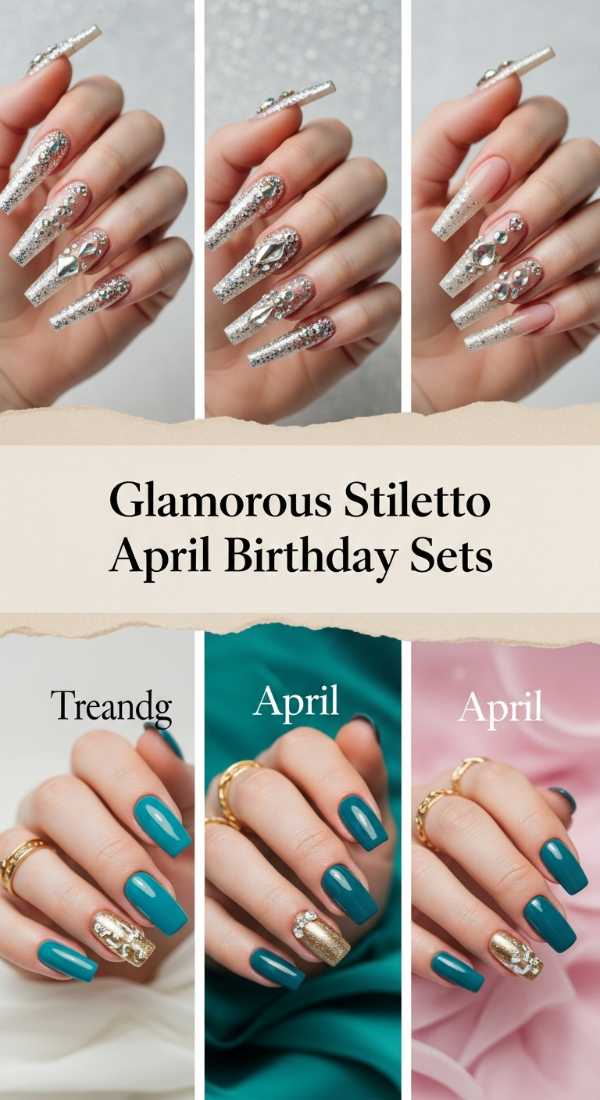 Glamorous Stiletto April Birthday Sets 69f0cc32b3d6e