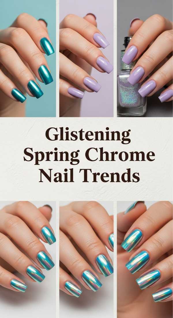 Glistening Spring Chrome Nail Trends 69ee409698cf5