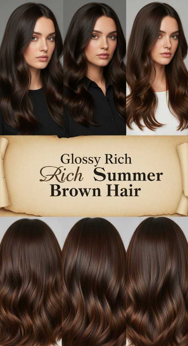 Glossy Rich Summer Brown Hair 69f262cf608f7