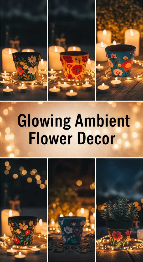 Aesthetic Plant Styling: Why Hand-Painted Pots are a Must-Have Glowing Ambient Flower Decor 69df43c91f1e6