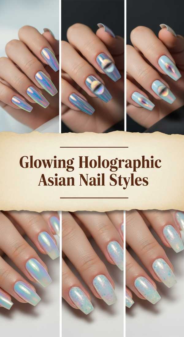 Glowing Holographic Asian Nail Styles 69eb727ac48e6