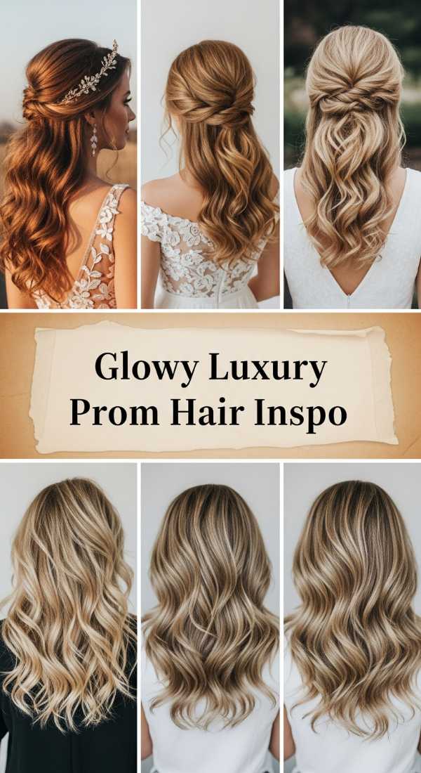 Glowy Luxury Prom Hair Inspo 69f0e314cf092