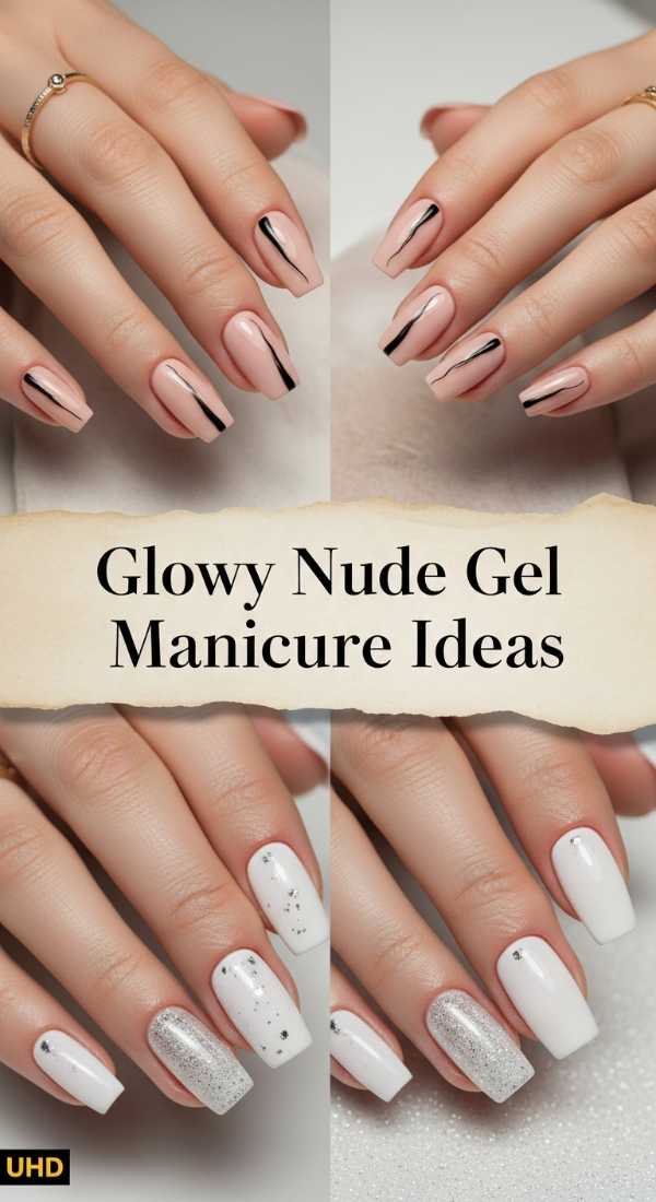 Glowy Nude Gel Manicure Ideas 69e65184555a9