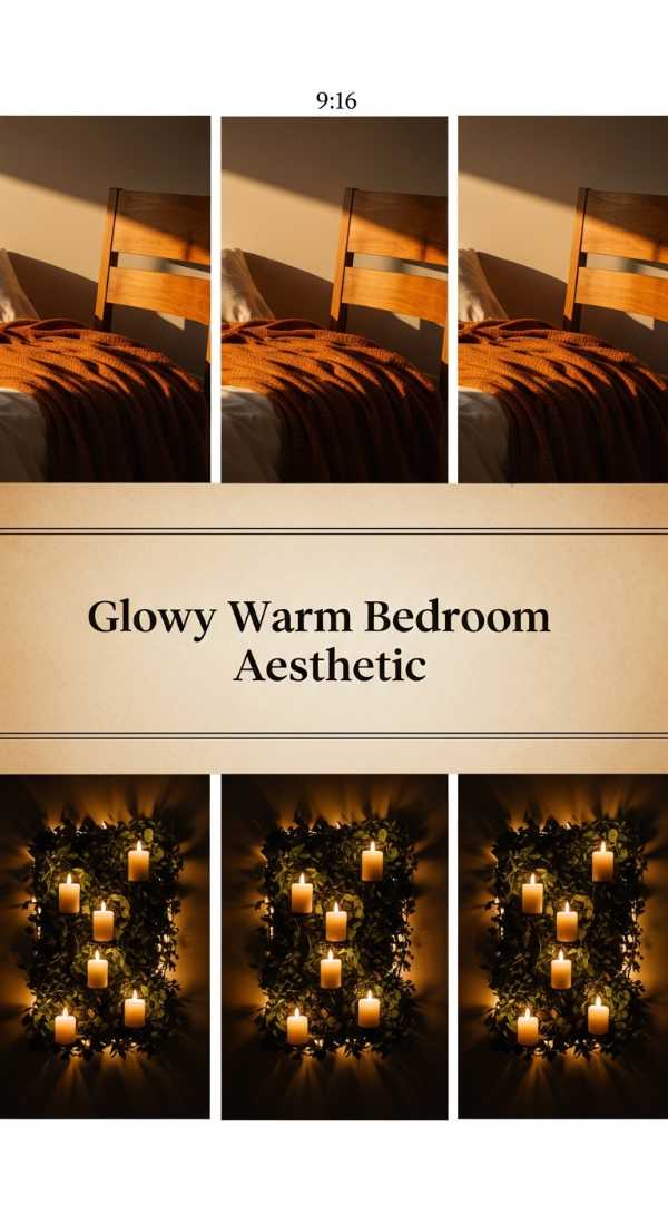 Glowy Warm Bedroom Aesthetic 69ea60bbcacb7