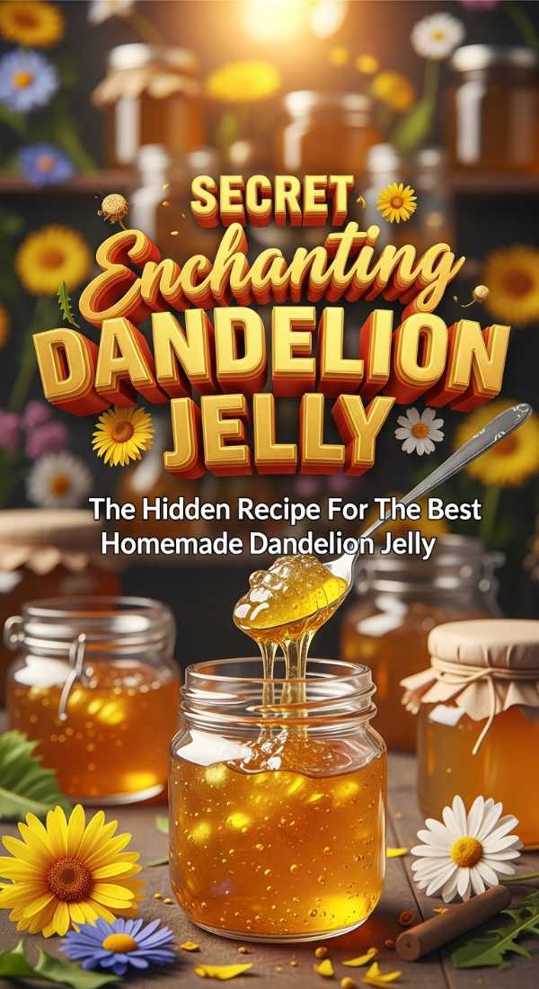 Golden Dandelion Jelly Recipe 69eca54f0e5b4