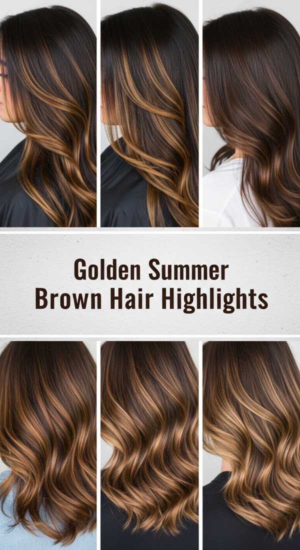 Golden Summer Brown Hair Highlights 69df3fc15a35a