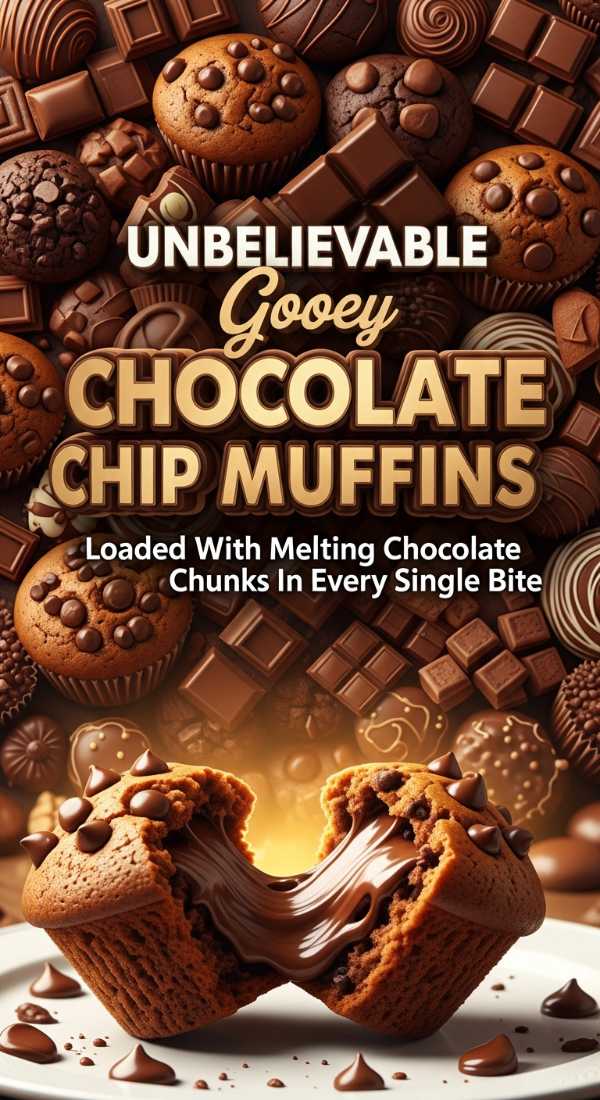 Gooey Chocolate Chip Muffins 69e72472246f0