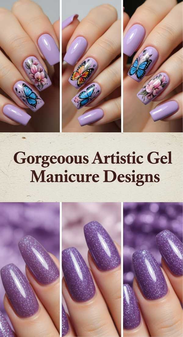 Gorgeous Artistic Gel Manicure Designs 69e905b723161