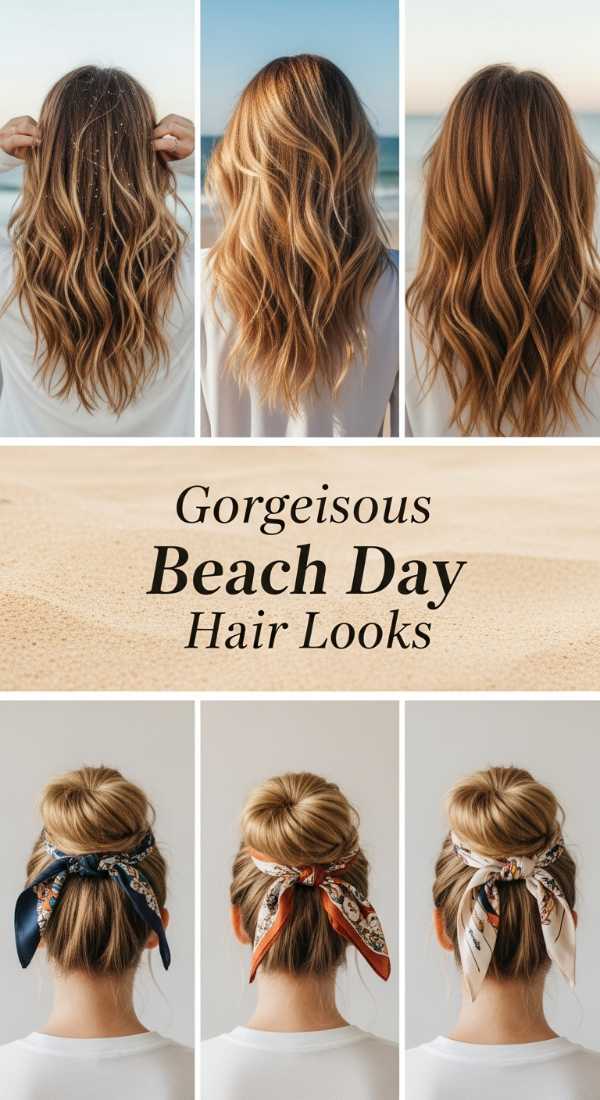 Gorgeous Beach Day Hair Looks 69e742d1ec1b6
