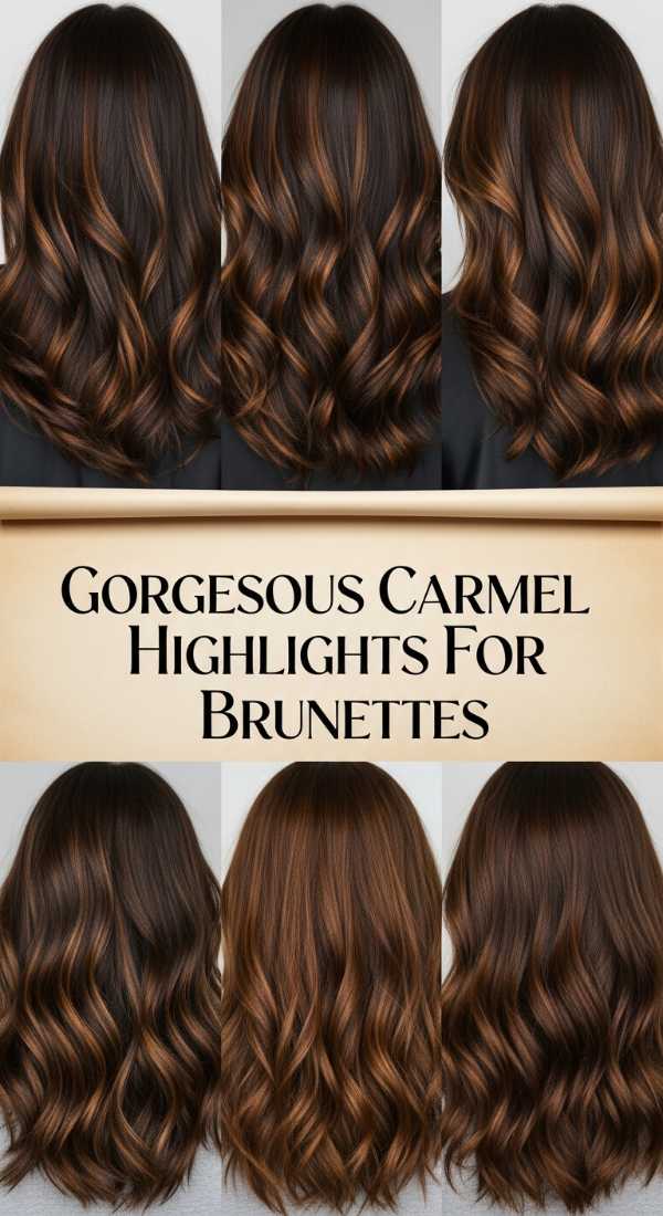 Gorgeous Carmel Highlights For Brunettes 69ee51af0d9e6
