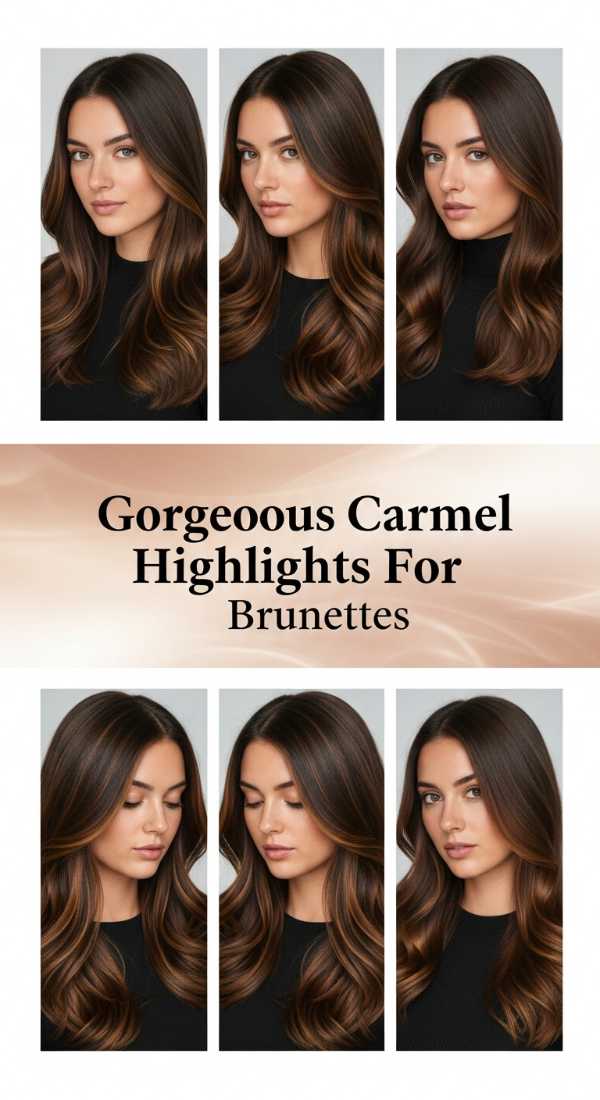 Gorgeous Carmel Highlights For Brunettes 69ef4958083c6