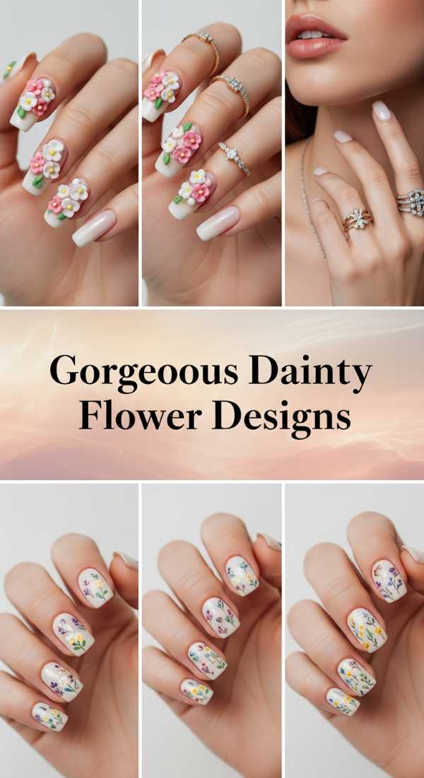Gorgeous Dainty Flower Designs