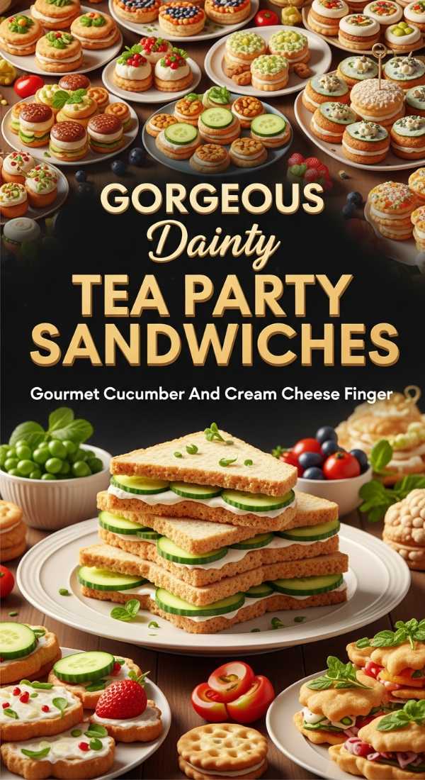Gorgeous Dainty Tea Party Sandwiches 69ef02749a775