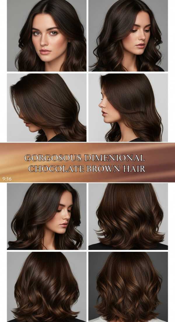 Gorgeous Dimensional Chocolate Brown Hair 69eceda539f22