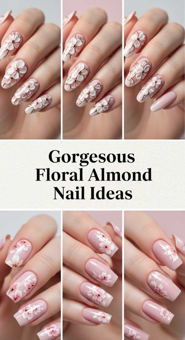 Gorgeous Floral Almond Nail Ideas 69f24a72e13a1