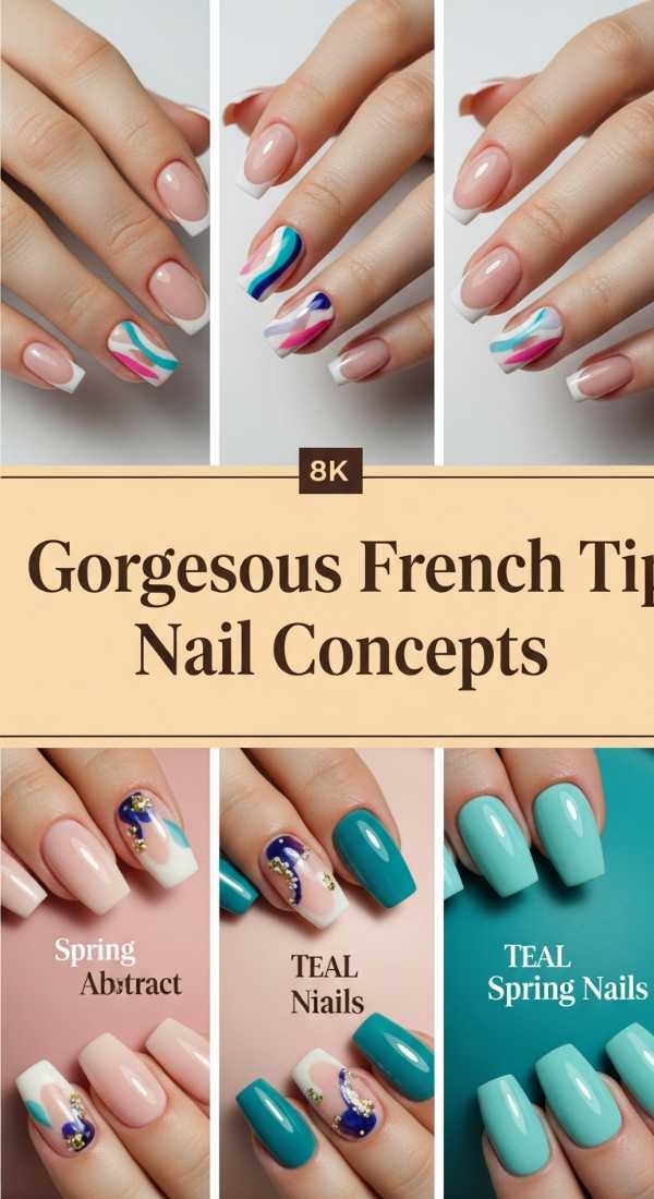 Gorgeous French Tip Nail Concepts 69ee418f42b9b