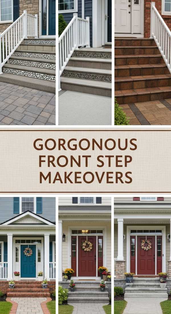 Gorgeous Front Step Makeovers 69ea60a8d74a4
