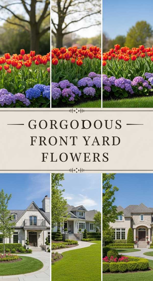 Gorgeous Front Yard Flowers 69df43cacece8