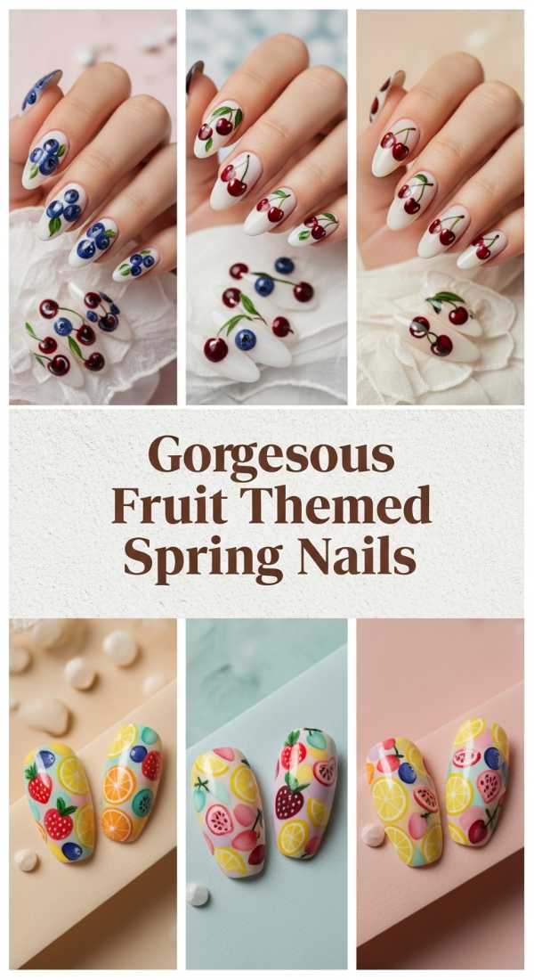 Gorgeous Fruit Themed Spring Nails 69f0cc541cebf