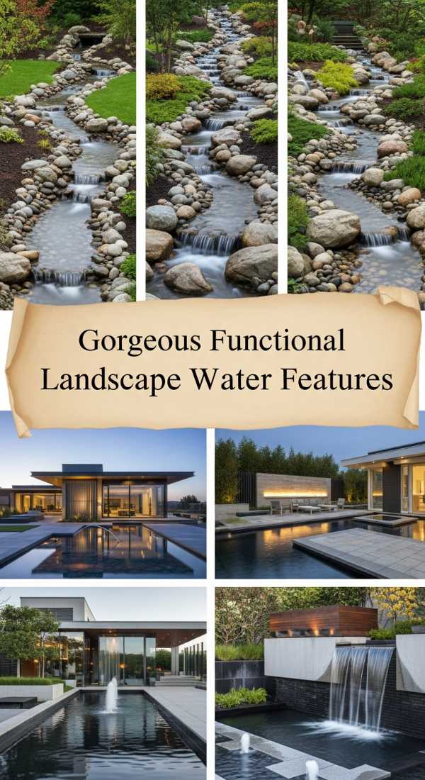 Gorgeous Functional Landscape Water Features 69e64c5db5899