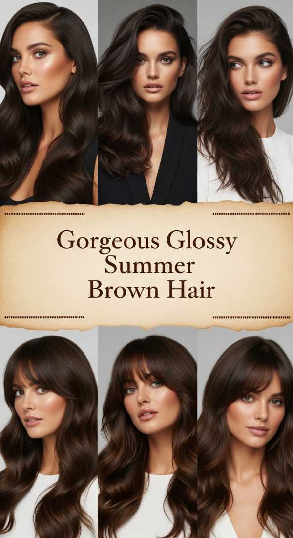Gorgeous Glossy Summer Brown Hair 69ef49312b44b