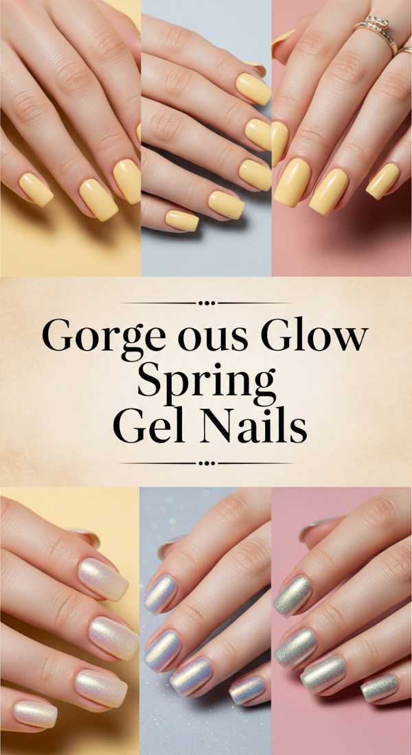 Gorgeous Glow Spring Gel Nails 69df3ab7c40c9