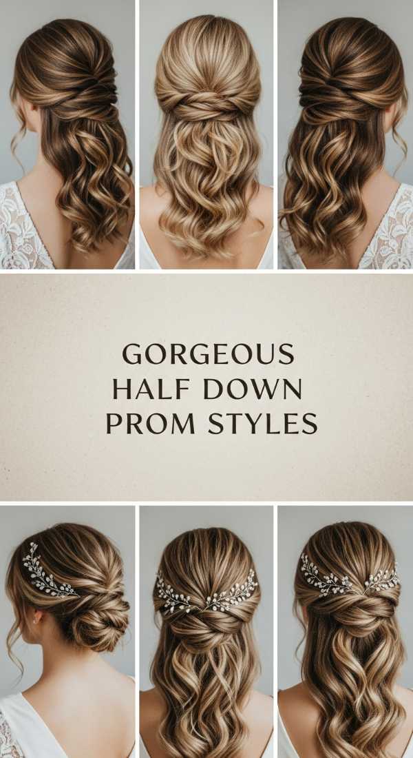 Gorgeous Half Down Prom Styles 69f0e1be2b182