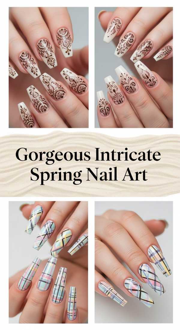 Gorgeous Intricate Spring Nail Art 69f24952c12c5