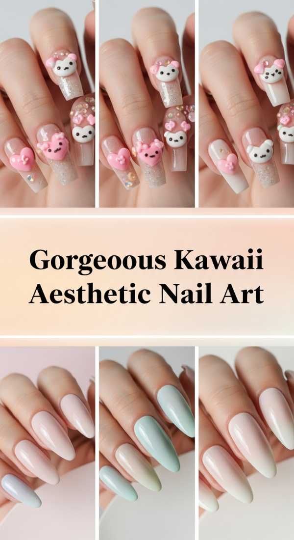 Gorgeous Kawaii Aesthetic Nail Art 69e4e49755988