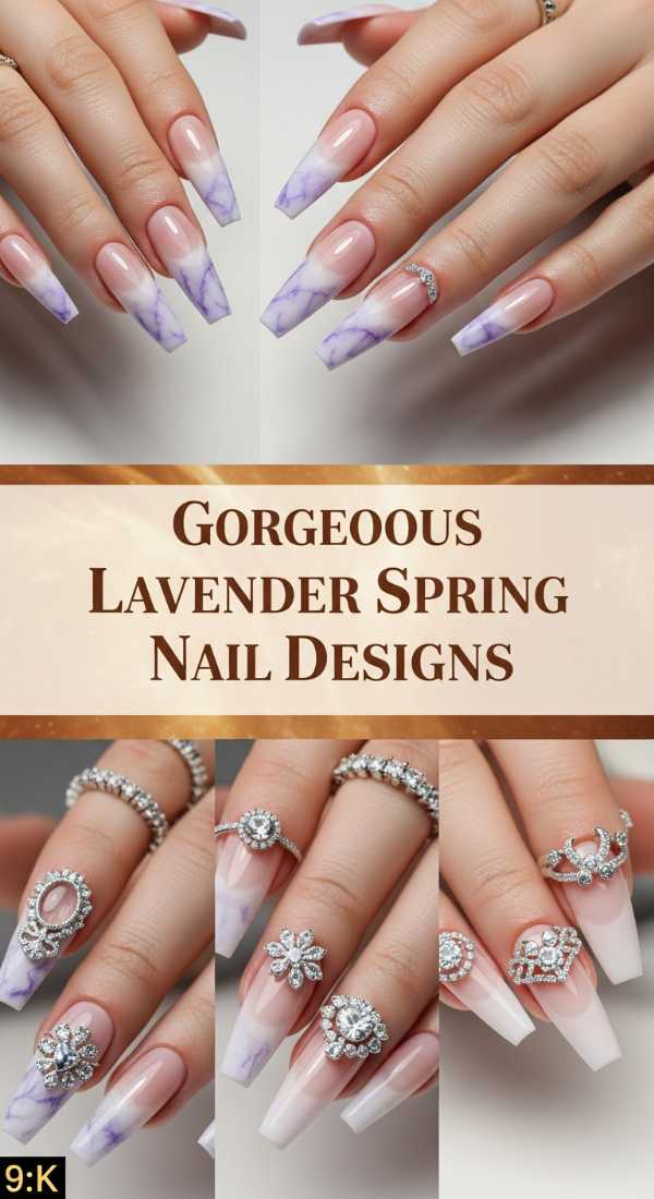 Gorgeous Lavender Spring Nail Designs 69e9ccef570e8