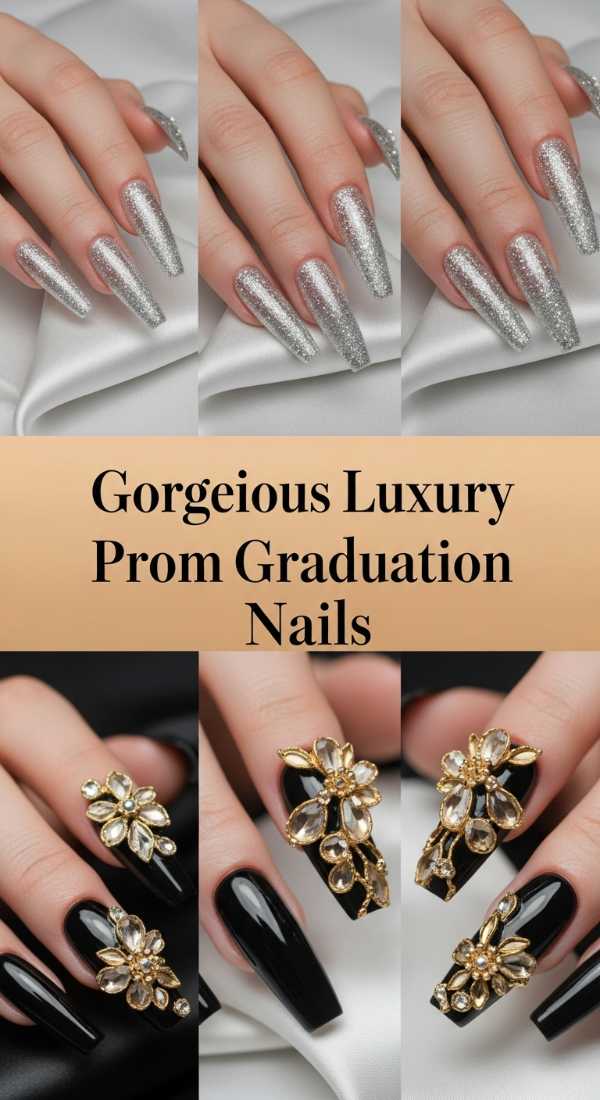 Gorgeous Luxury Prom Graduation Nails