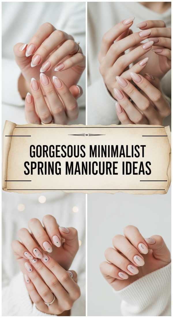 Gorgeous Minimalist Spring Manicure Ideas 69de4580c056b