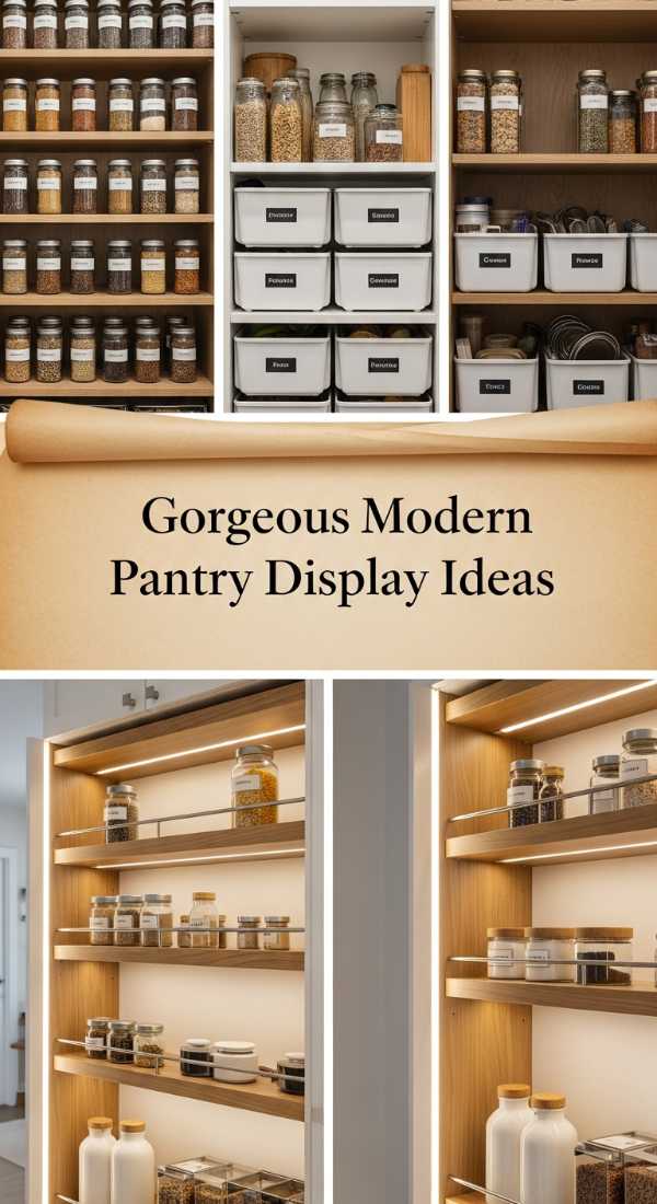 Gorgeous Modern Pantry Display Ideas 69e3b6fe8eac8