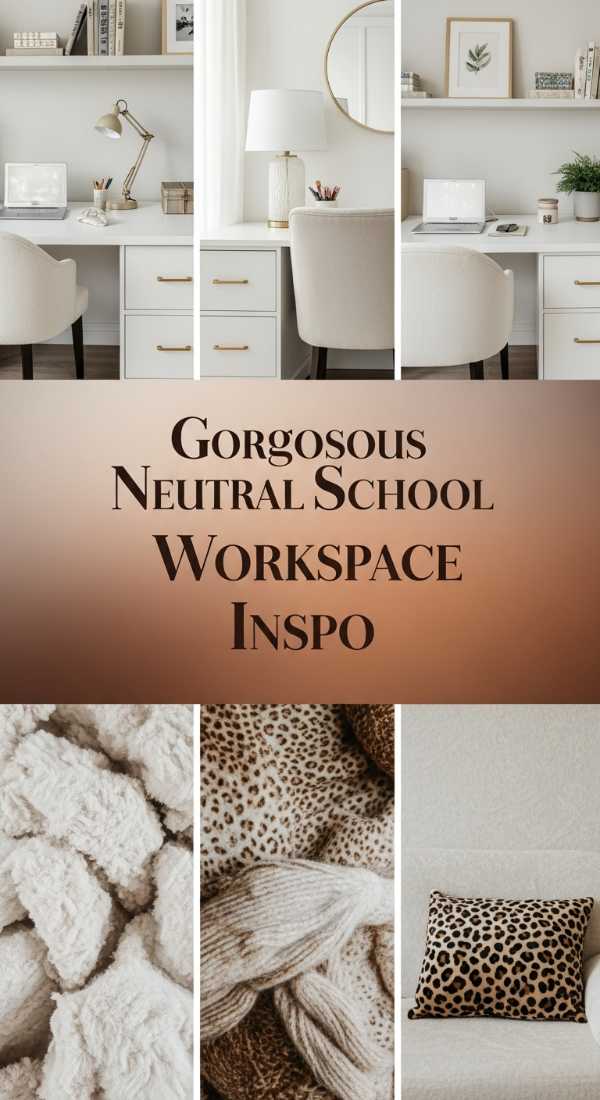 Gorgeous Neutral School Workspace Inspo 69e51e55bcf6d