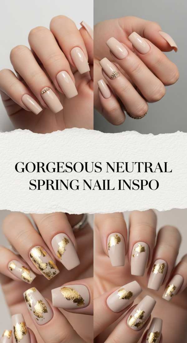Gorgeous Neutral Spring Nail Inspo 69e9cd0a53444