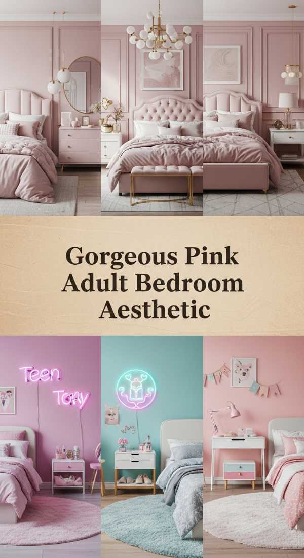 Gorgeous Pink Adult Bedroom Aesthetic 69ea60a53c847