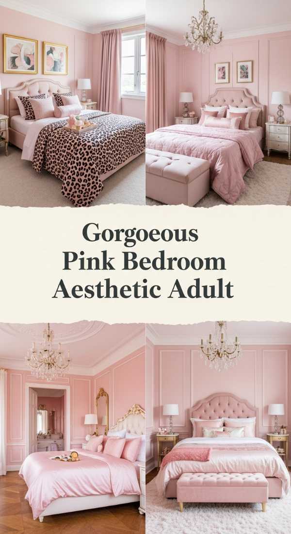 Gorgeous Pink Bedroom Aesthetic Adult 69ea60a04263d