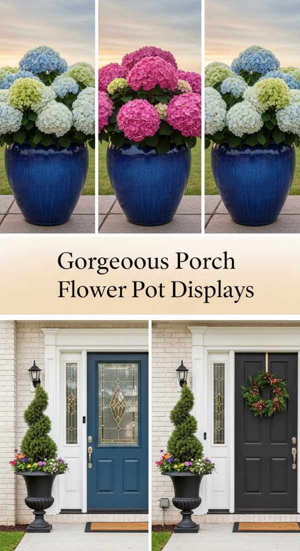 Gorgeous Porch Flower Pot Displays 69f3a6b602e89