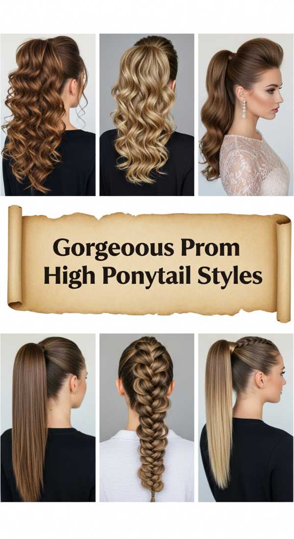 Gorgeous Prom High Ponytail Styles 69f262bc8cc64