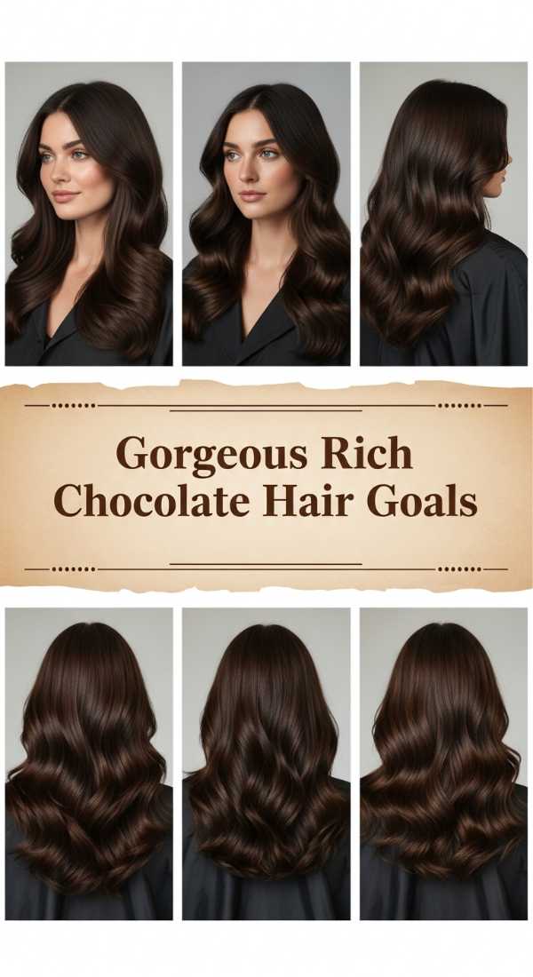 Gorgeous Rich Chocolate Hair Goals 69eced9d639cb