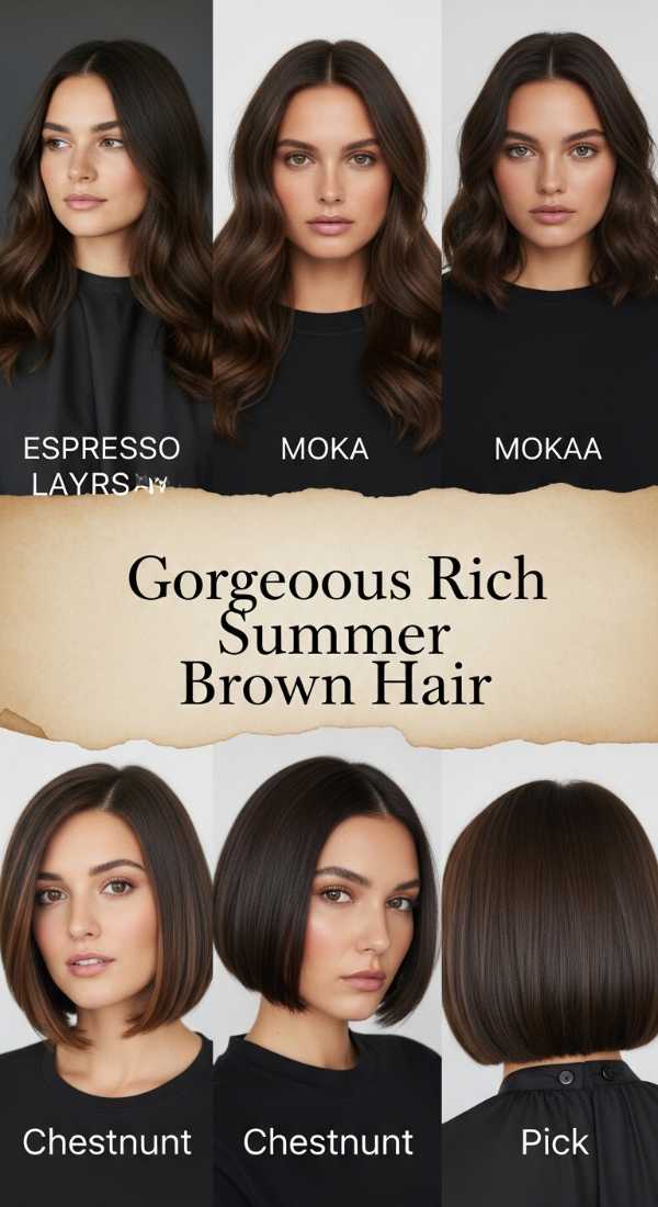 Gorgeous Rich Summer Brown Hair 69ef493f91d4c