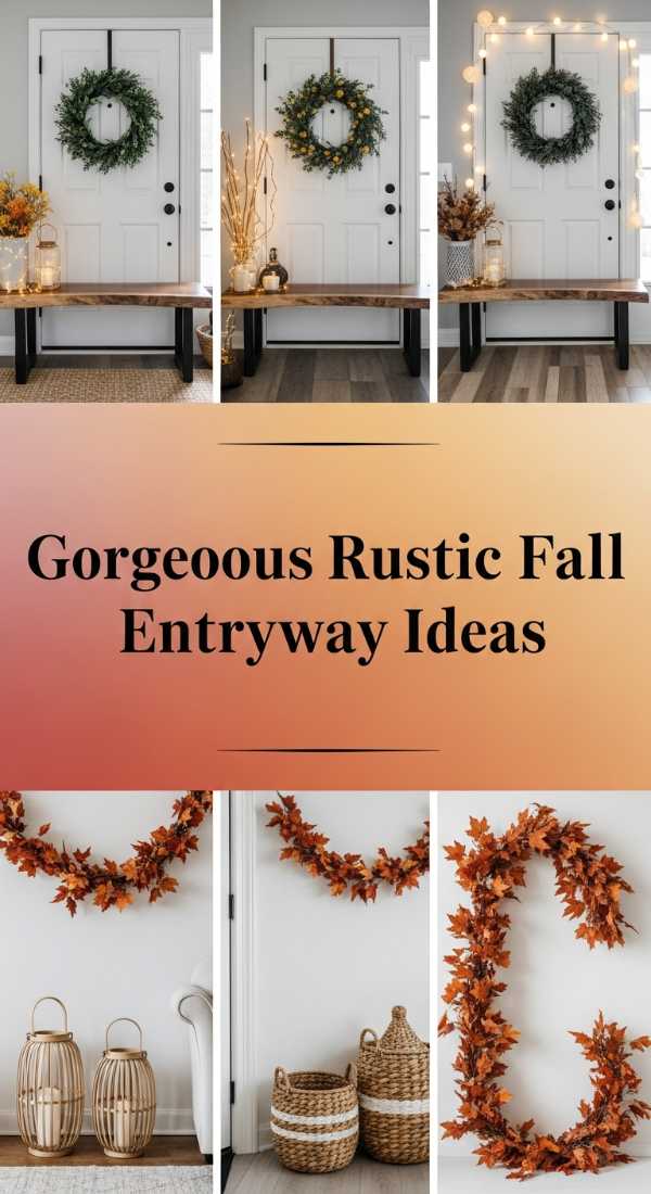 Gorgeous Rustic Fall Entryway Ideas 69e51e60a05da