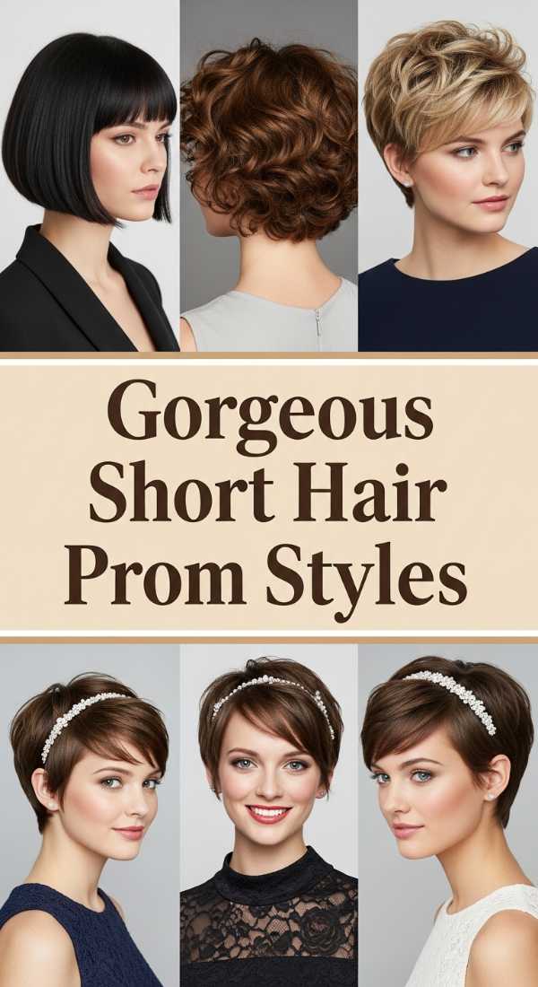 Gorgeous Short Hair Prom Styles 69e5e10b197df