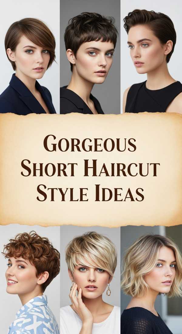 Gorgeous Short Haircut Style Ideas